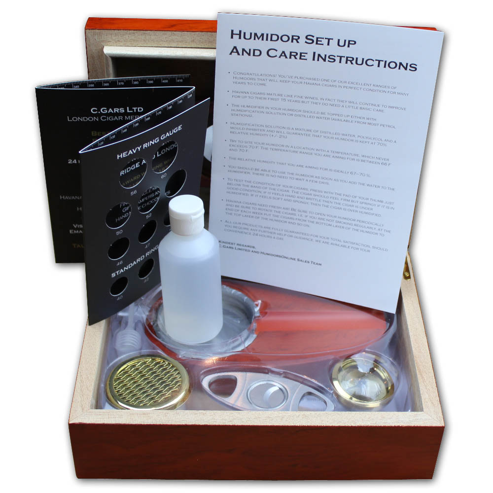 Beginner Compendium Humidor The Starter Pack Cigar Selection